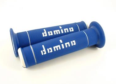 Domino A010 Medium Soft RR grips BL/WH