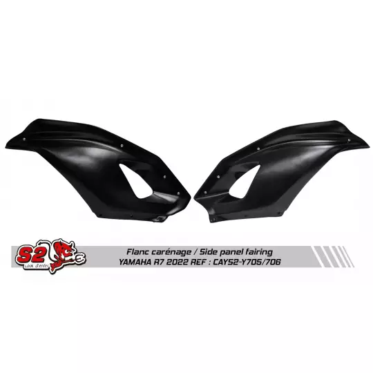 S2 Concept Yamaha R7 22-25 Racing Side Fairing Left