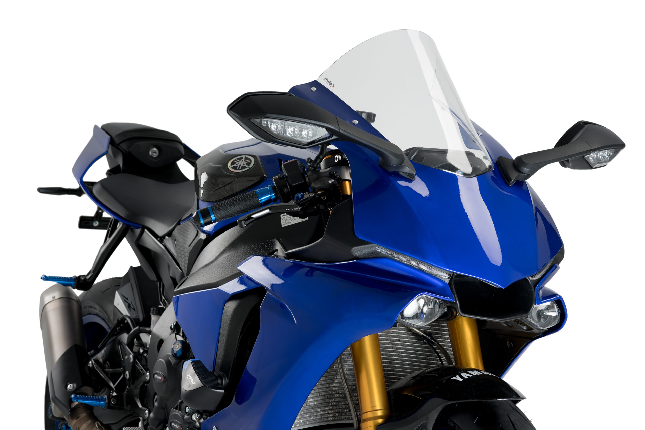 PUIG R-RACER SCREEN FOR MOTORCYCLE YAMAHA YZF-R1 15-19 (Clear)