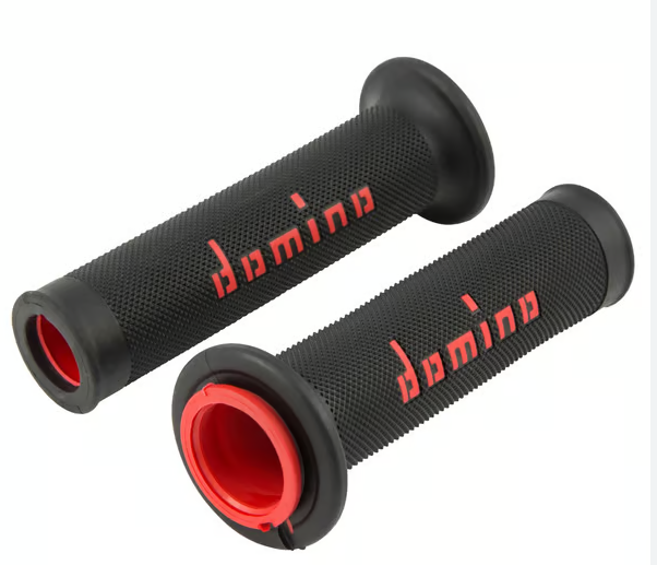 Domino A010 Medium Soft RR grips BL/RD