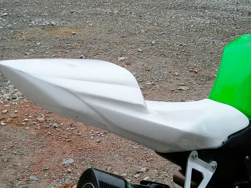 Plastic Bike Fibre Glass Race Fairing Tail Piece Kawasaki ZX6R 09-12