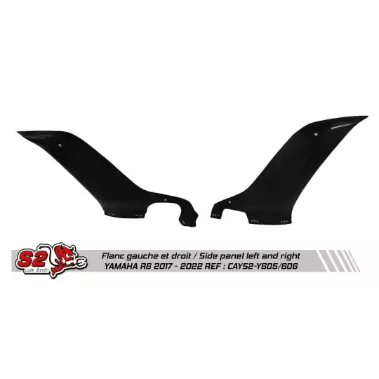 S2 Concept Yamaha R6 17-25 Racing Front Side Fairing Left