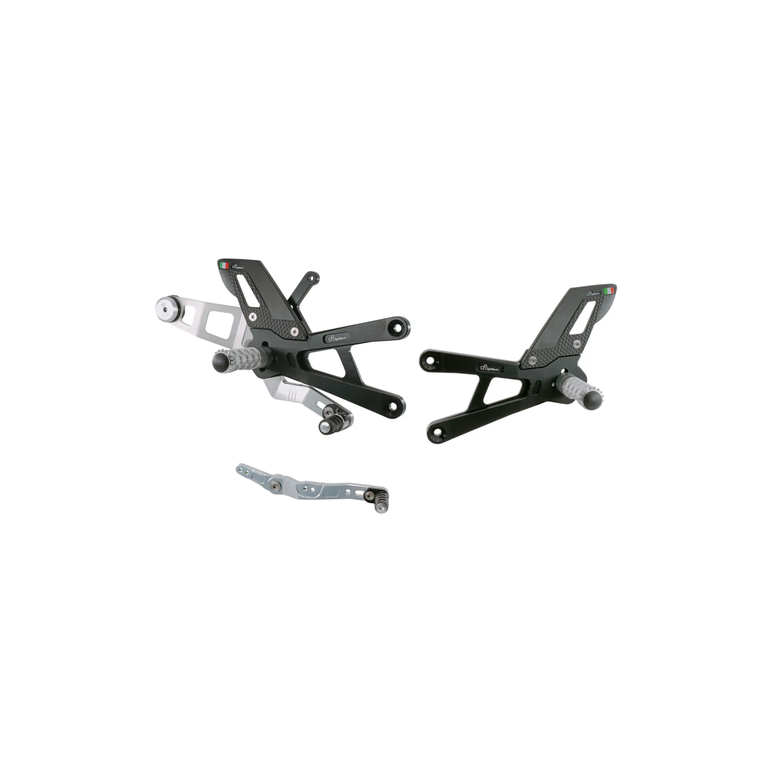 Lightech Yamaha R1 15> Adjustable Rear Sets With Fixed Foot Pegs - TRACK USE