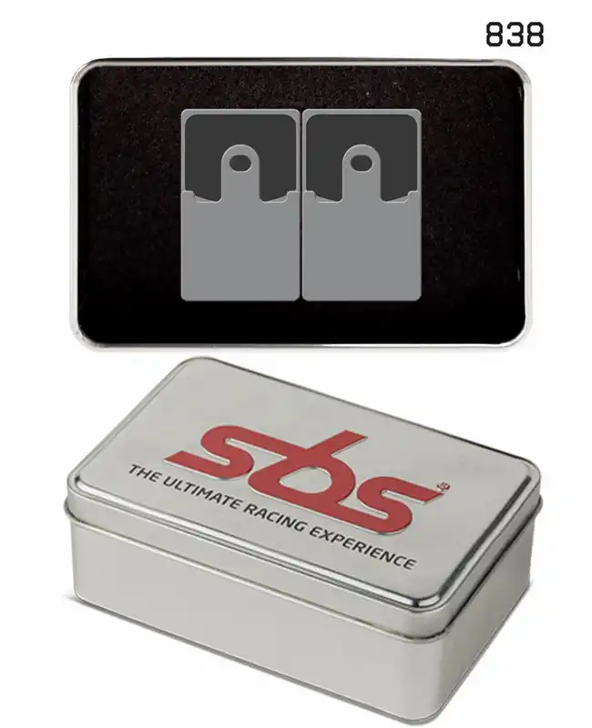 SBS 838DS-1 BRAKE PADS SINTER RACING - ROAD RACING - ZX6R 07-17