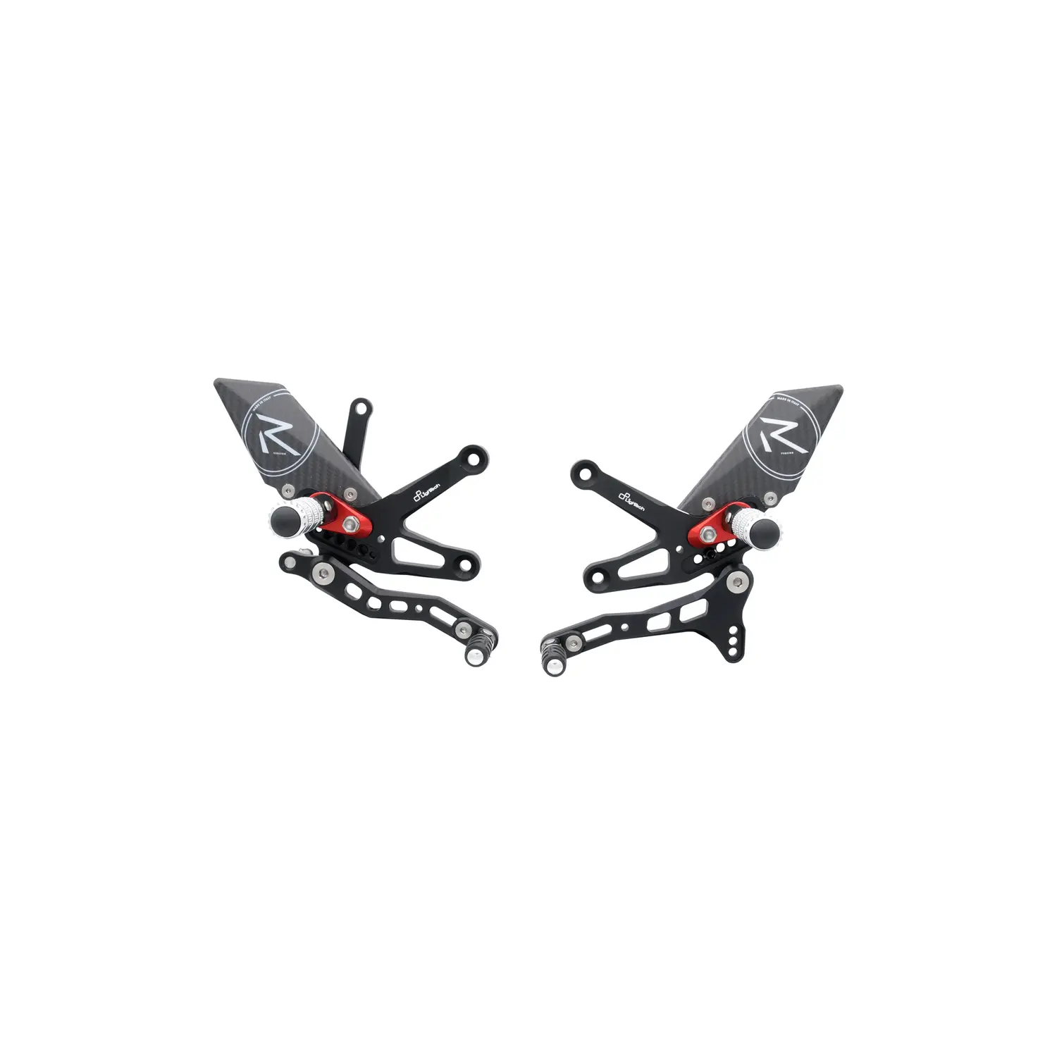 LighTech Kawasaki ZX10R R Version Rear Sets - Standard Shifting