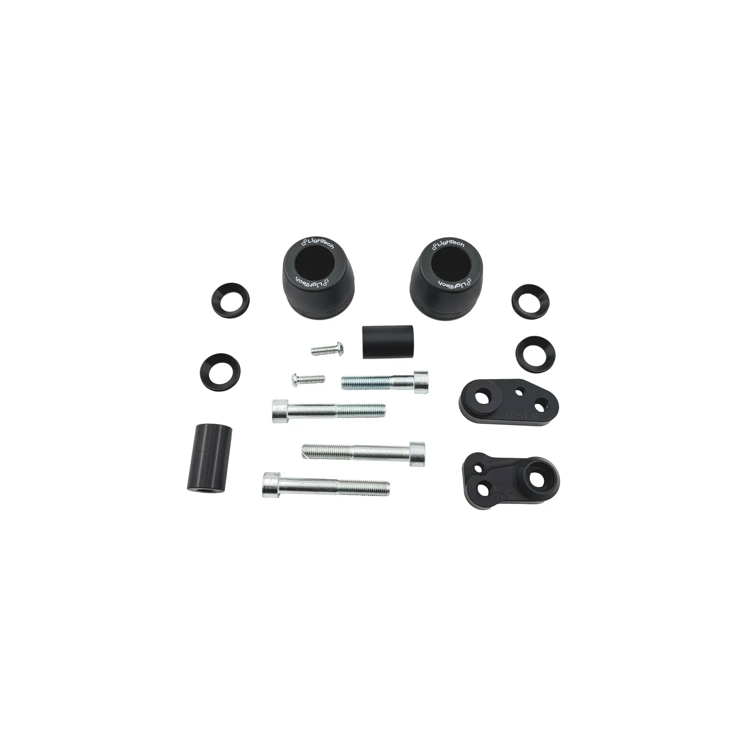 LighTech Kawasaki ZX636R 24-25 Shock Absorbing Frame Sliders Kit