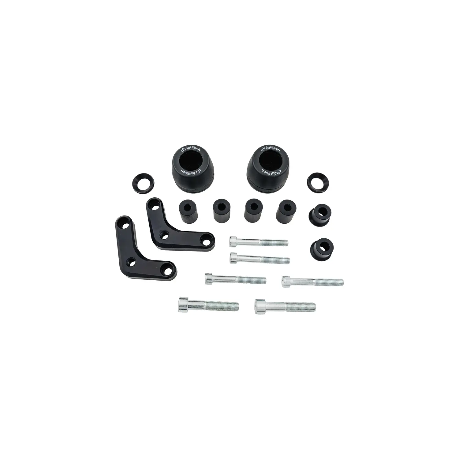 LighTech KTM Duke 125/390 Shock Absorbing Frame Sliders Kit