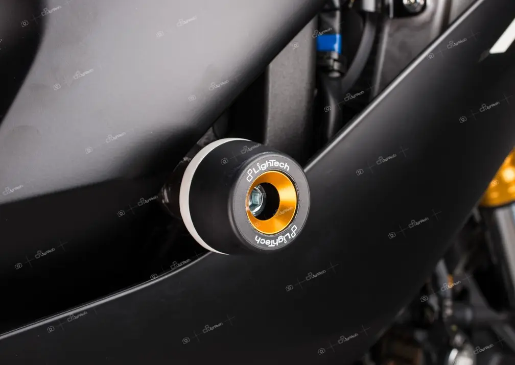 LighTech Yamaha R1 / MT10 Shock-Absorbing Frame Sliders Kit