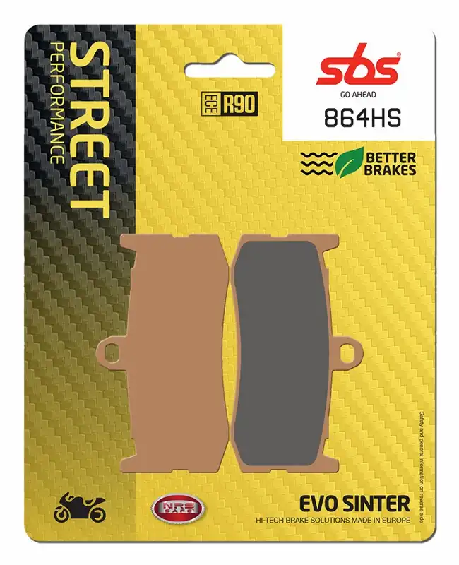 SBS 864HS BRAKE PADS SINTERED TRIUMPH 675 DAYTONA