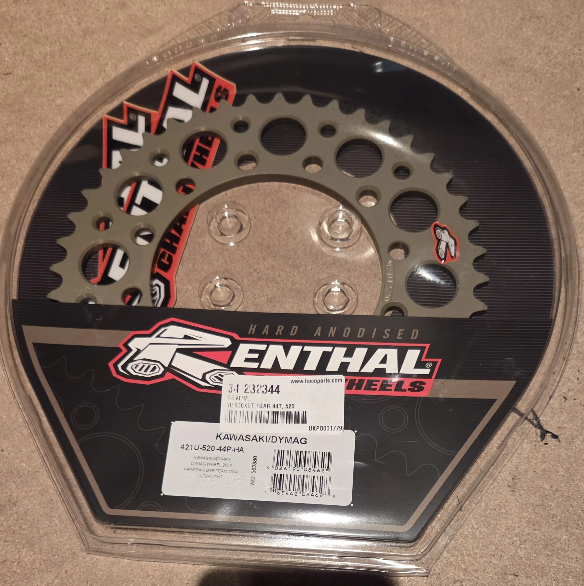 RENTHAL 421U-520 ULTRALIGHT SPROCKETS DYMAG WHEELS