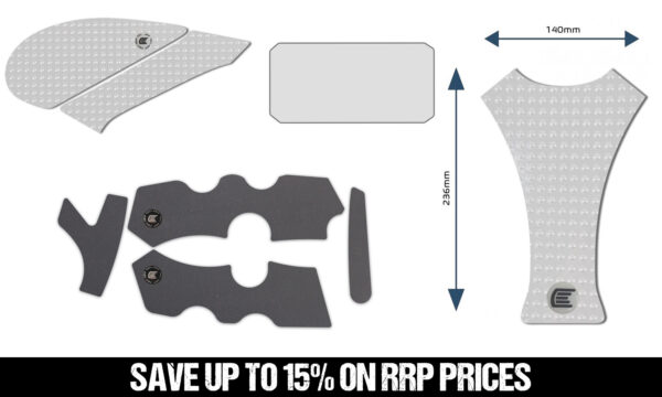 Eazi-Grip Bundle – Honda CBR1000RR Fireblade 2020-2026 – Clear