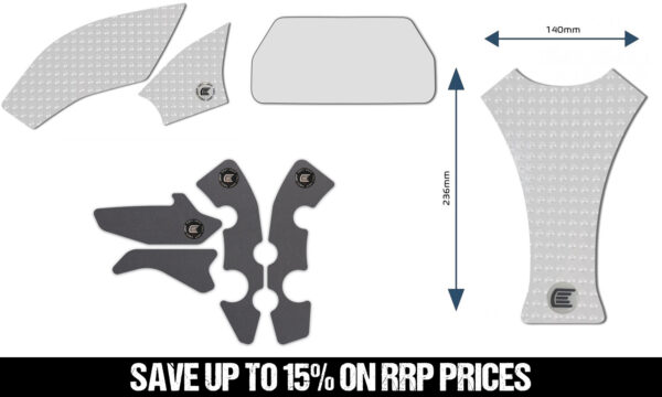 Eazi-Grip Bundle – Yamaha R1 and R1M 2020-2026 Clear