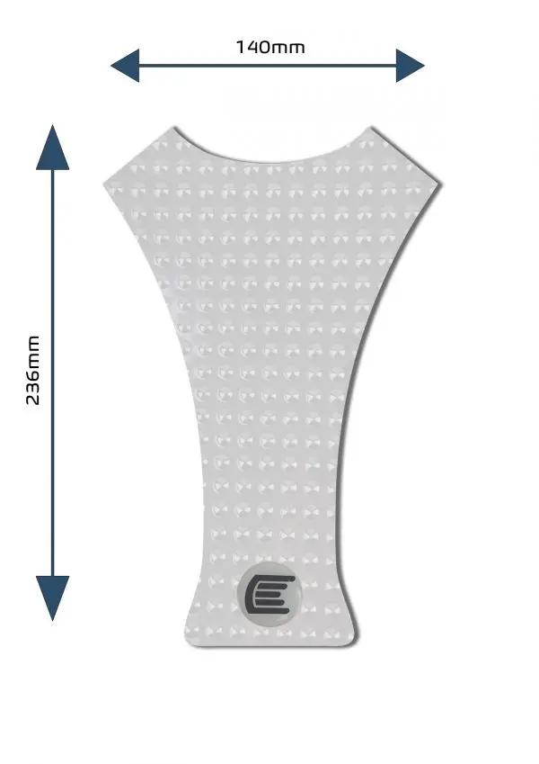 Eazi-Grip Centre Tank Pads in Clear – Design B