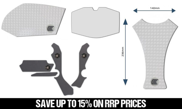 Eazi-Grip Bundle – Suzuki GSX-R1000 2017-2022 – Clear