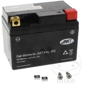 BATTERY MOTORCYCLE YTX4L-BS GEL JMT ALTERNATIVE: 7073919 5AH
