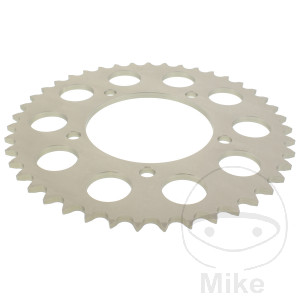 ESJOT REAR SPROCKET ALU 43 TOOTH PITCH 520 SILVER INNER DIAMETER 100 BOLT SPACING 120