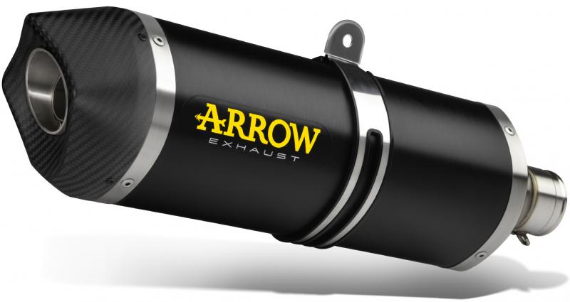 Arrow GasGas ES 700 Racing End Can -Aluminium Dark Carbon End Cap